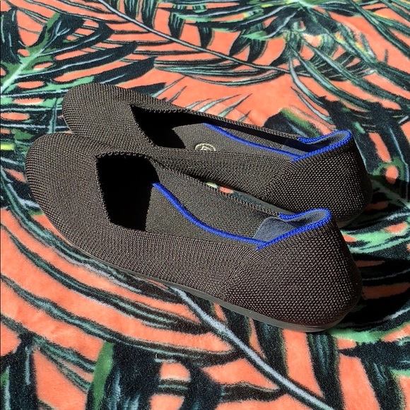 ROTHYS Black Ballet Flats Size 6 - Picture 7 of 8